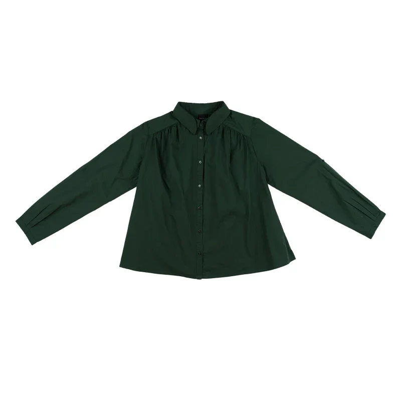 Chemise verte en coton bio certifié - Fiby - Image 6