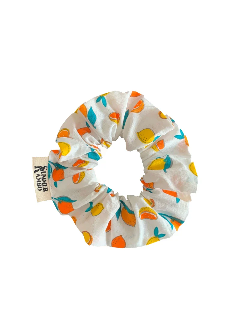 Chouchou upcyclé en coton - plusieurs coloris - Image 3
