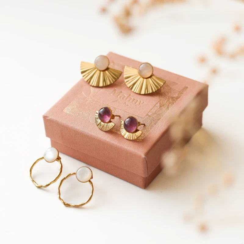 Coffret boucles d'oreilles pampilles interchangeables - Image 2