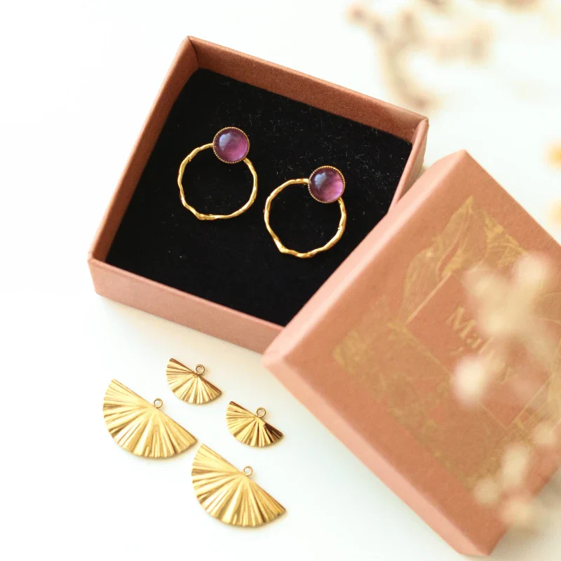 Coffret boucles d'oreilles pampilles interchangeables - Image 3