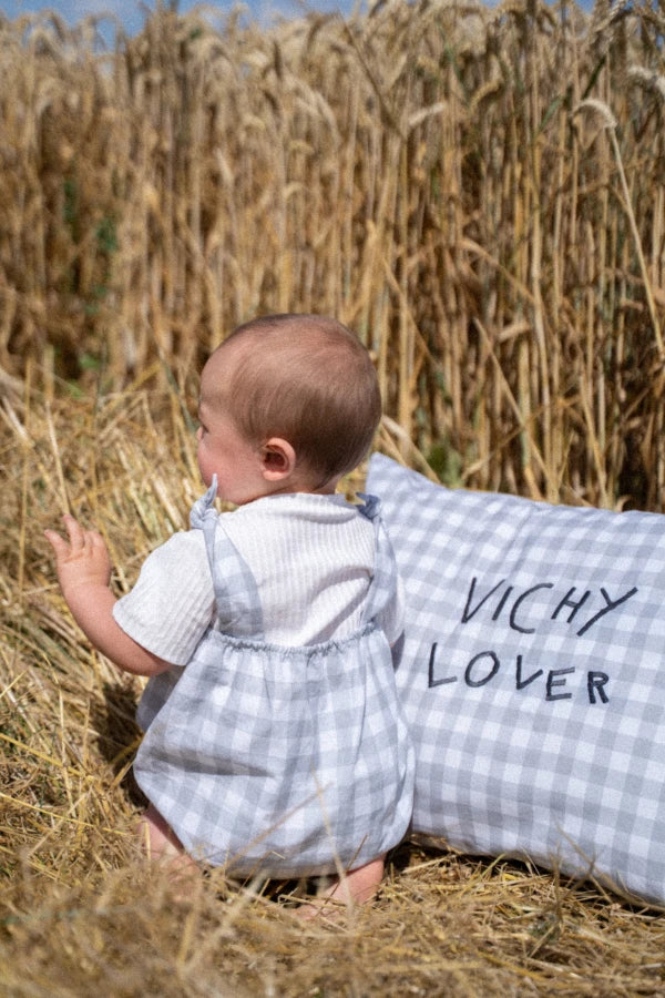 Coffret naissance unisexe pour l'été 3 pièces - Vichy Lover - Image 2