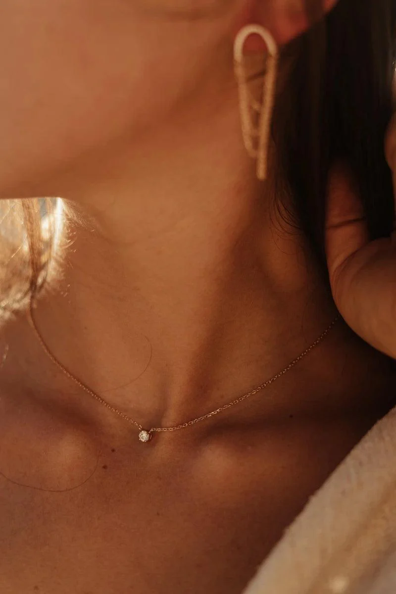 Collier doré ou argenté - Dust - Image 3