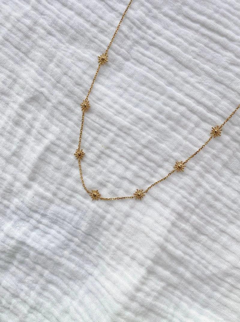 Collier doré ou argenté - Sunshine - Image 2