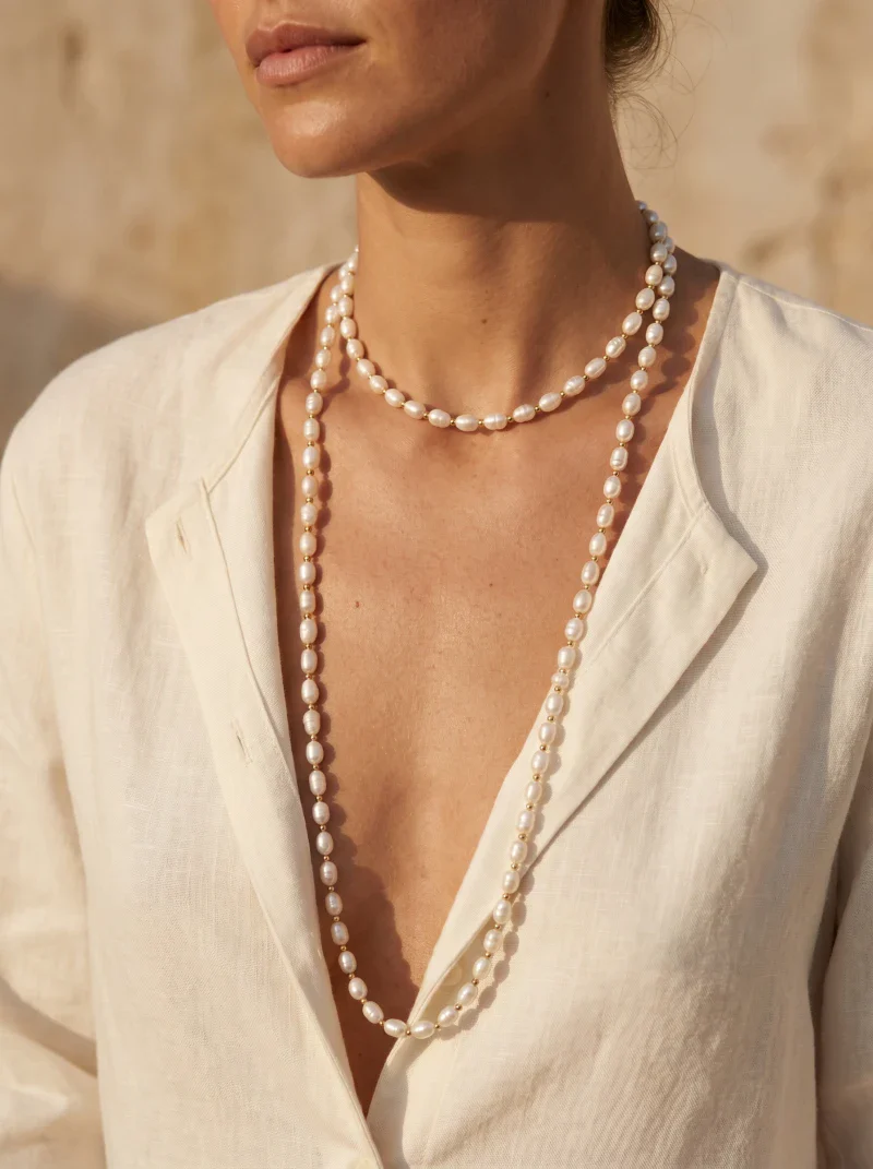 Collier en perles - Mother of pearl - Image 12