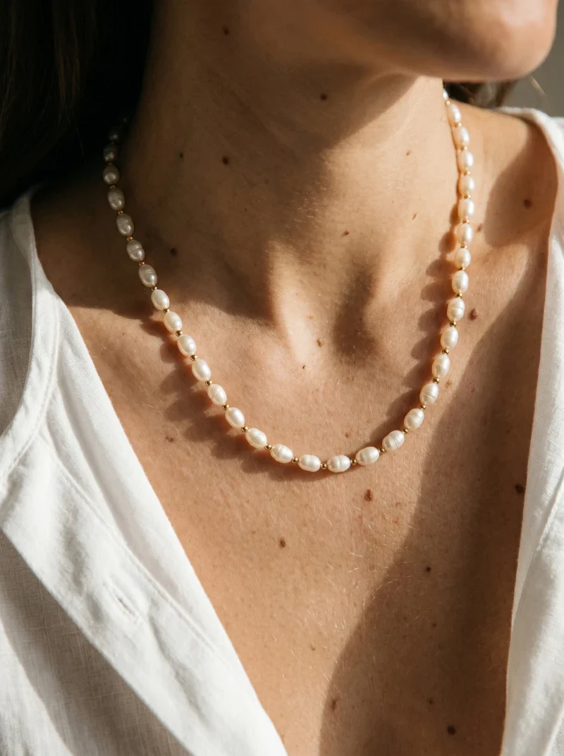 Collier en perles - Mother of pearl - Image 5