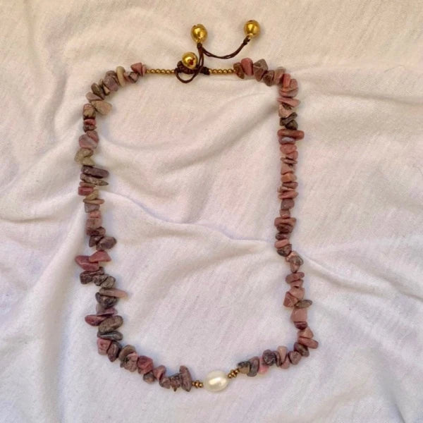 Collier en pierre et perle naturelle - Callie - Image 6
