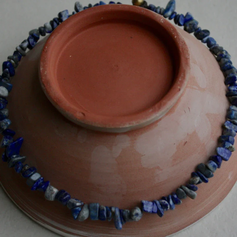 Collier en pierres naturelles et laiton - Image 8
