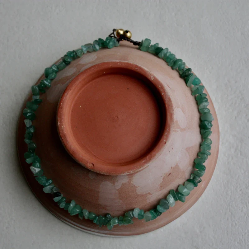 Collier en pierres naturelles et laiton - Image 9