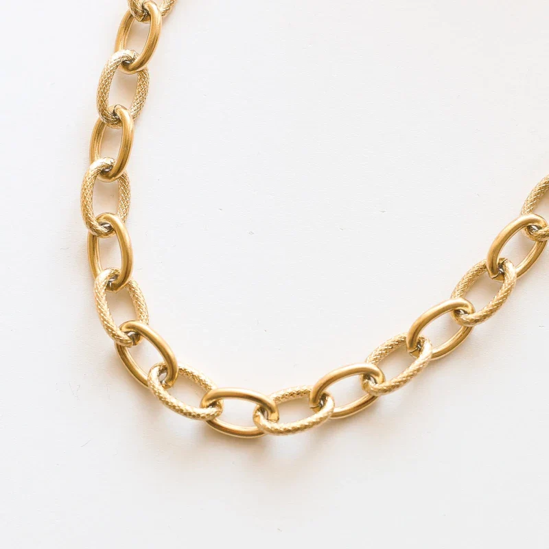 collier Personnalisable - Chaîne duo de Maille