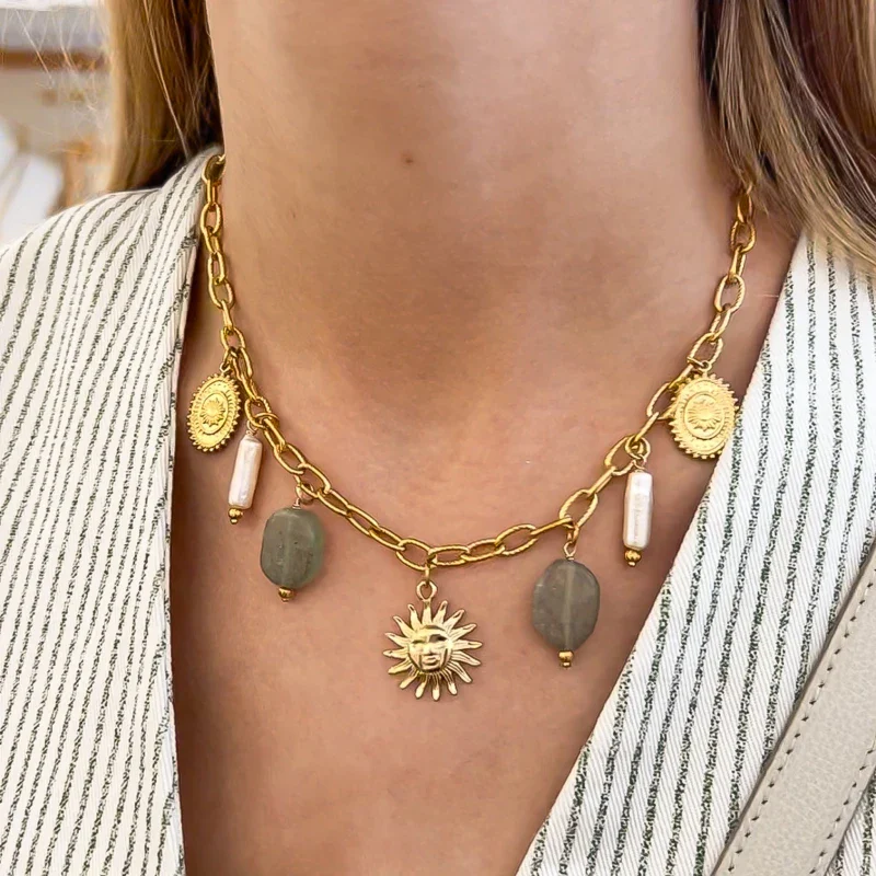 collier Personnalisable en acier inoxydable - Chaîne Cordage fine - Image 19