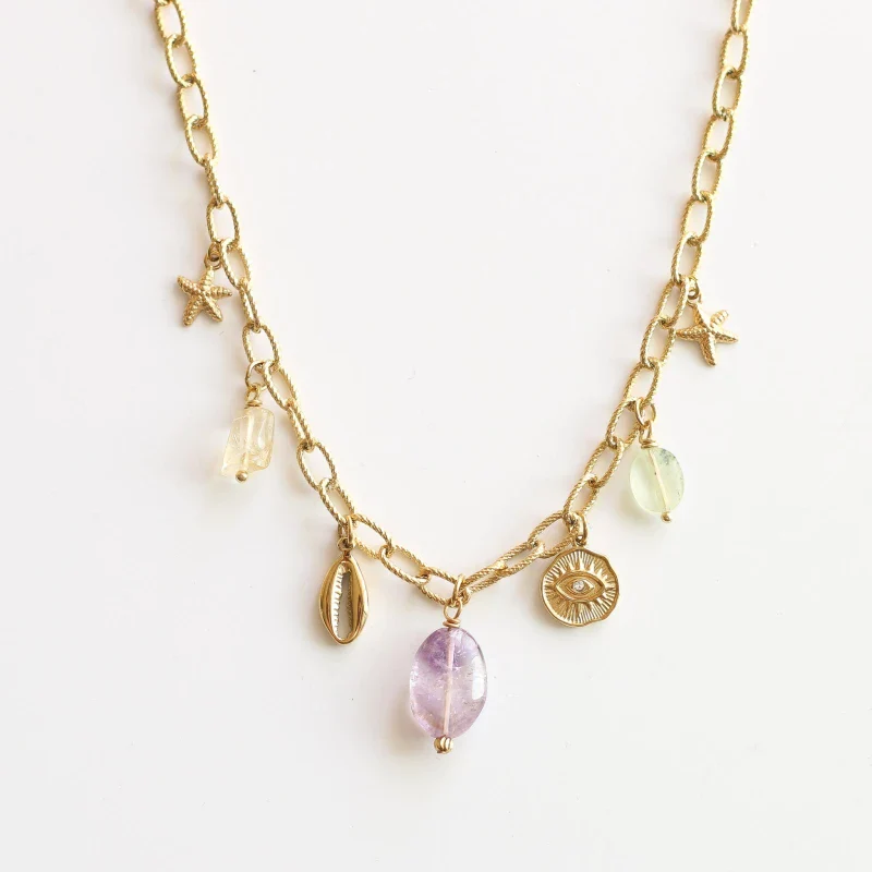 collier Personnalisable en acier inoxydable - Chaîne Cordage fine - Image 5