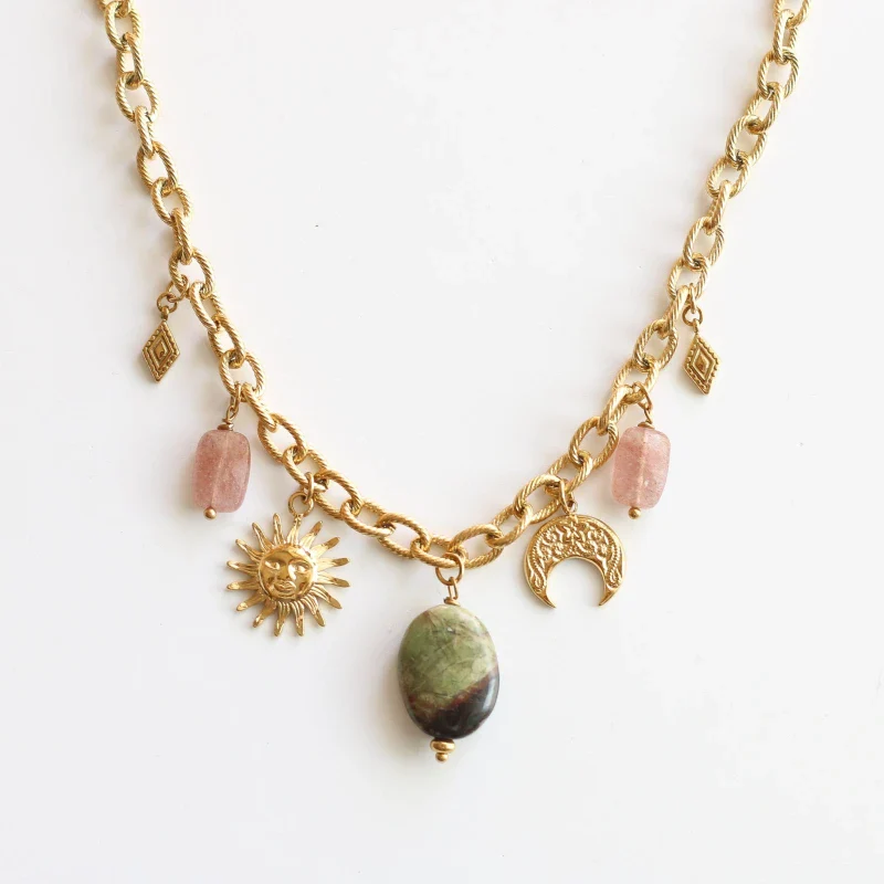 collier Personnalisable en acier inoxydable - Chaîne Cordage épaisse - Image 2