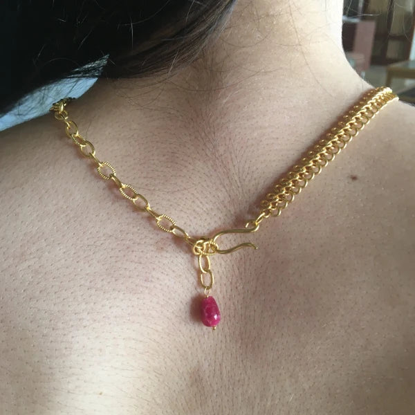 Collier proche du cou maillon serré et fin Choke - Image 4