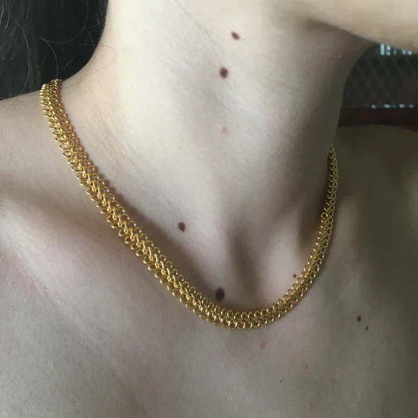 Collier proche du cou maillon serré et fin Choke - Image 9