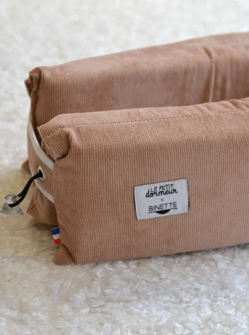 Coussin de voyage en velours côtelés - rose - Image 8