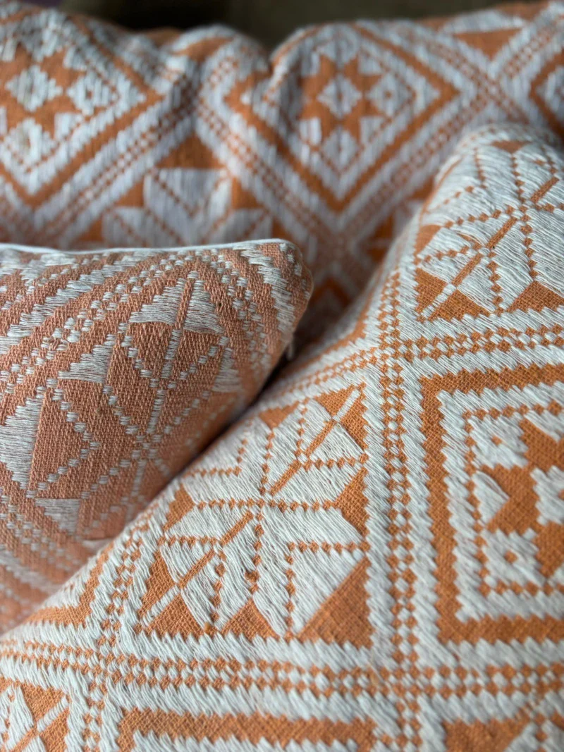 Coussin fait main clémentine - Dokmai - Image 12
