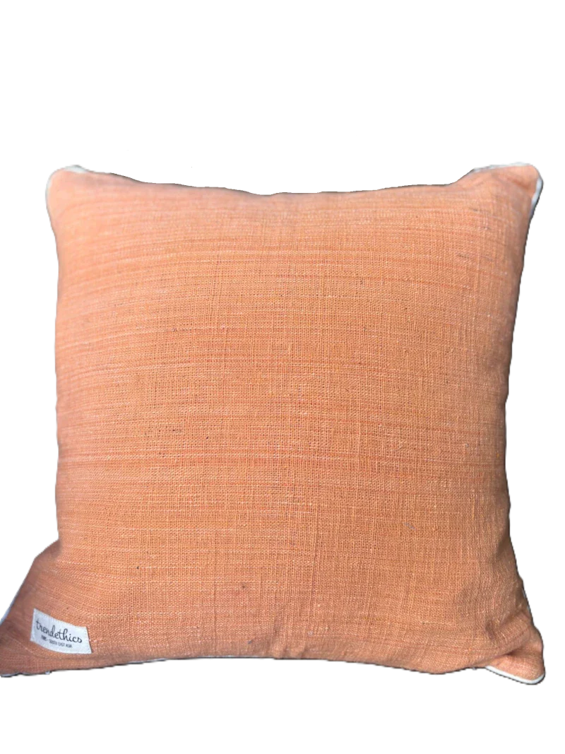 Coussin fait main clémentine - Dokmai - Image 14