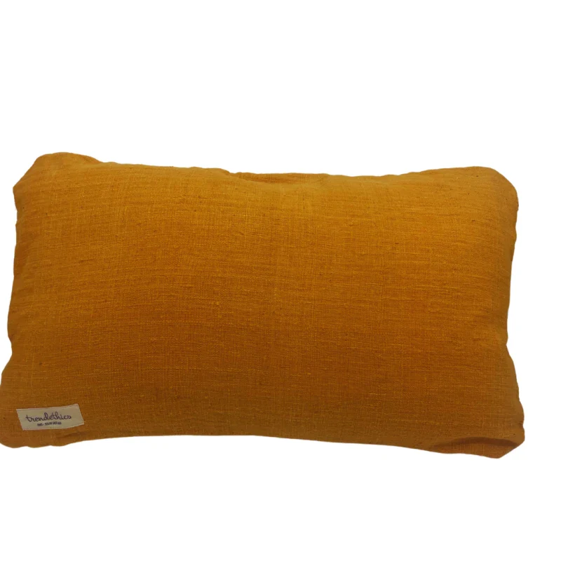 Coussin fait main clémentine - Dokmai - Image 4