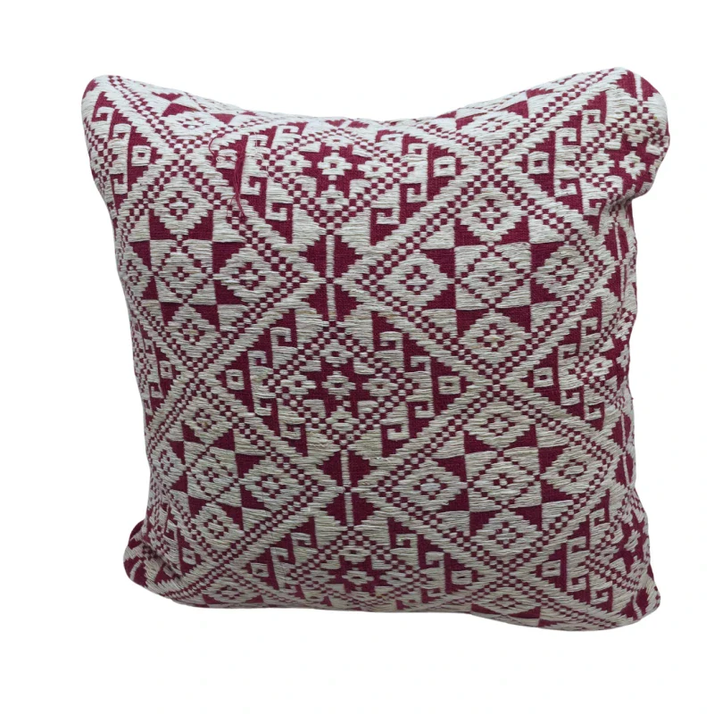 Coussin Dokmai Framboise en coton bio - Image 10