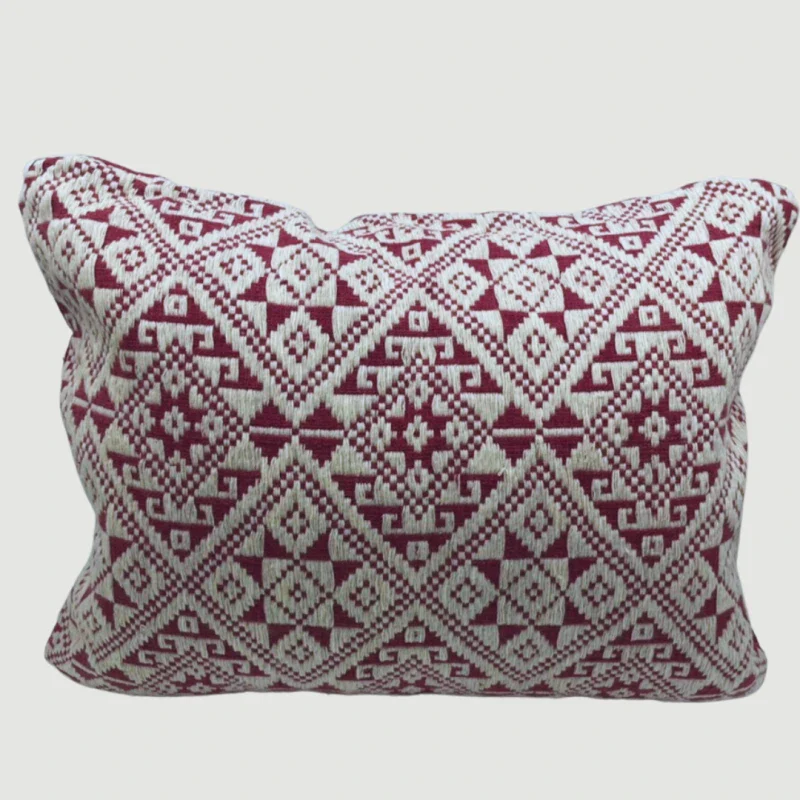 Coussin Dokmai Framboise en coton bio - Image 11