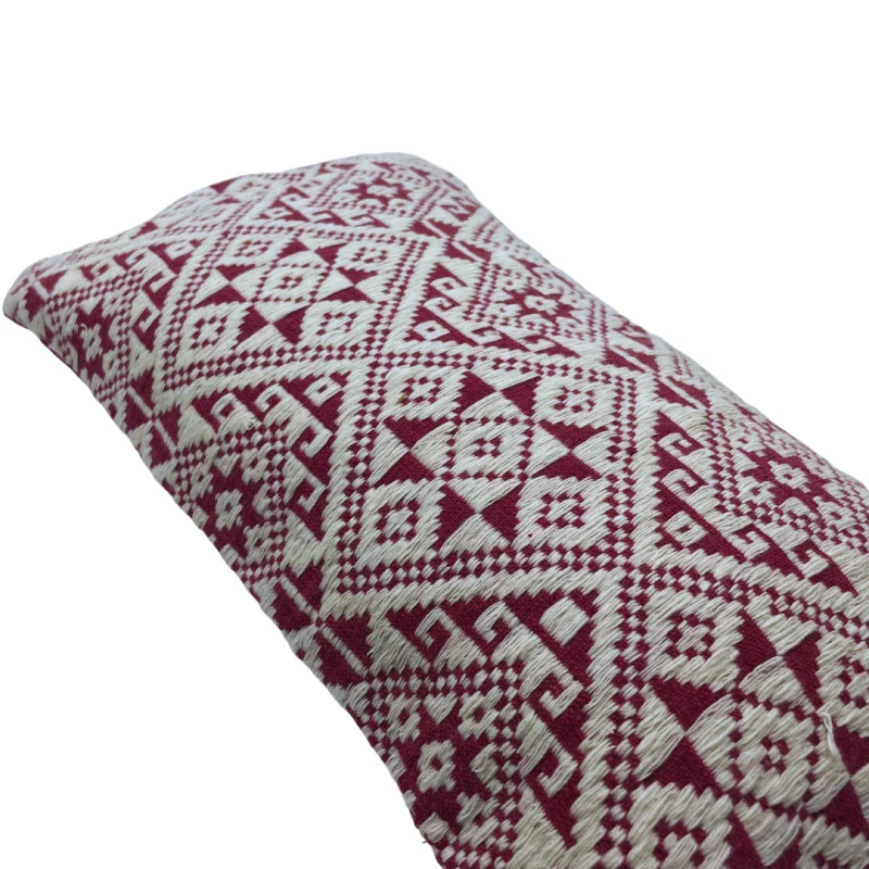 Coussin Dokmai Framboise en coton bio - Image 3