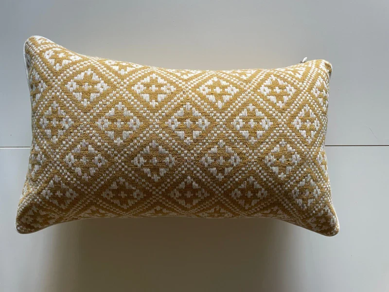 Coussin Dokmai moutarde - Image 4