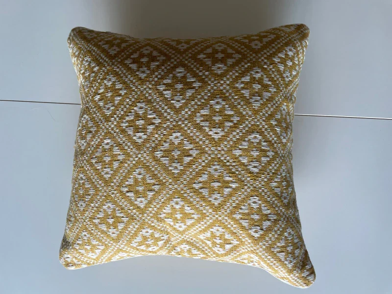 Coussin Dokmai moutarde - Image 5