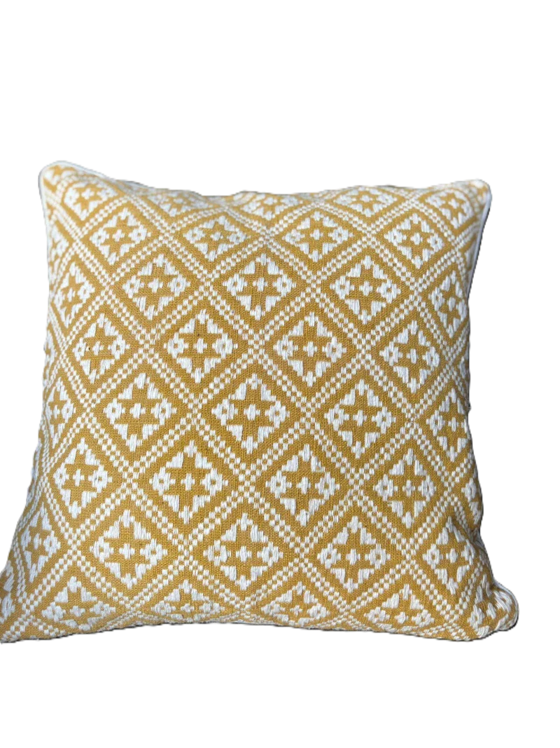 Coussin Dokmai moutarde - Image 8