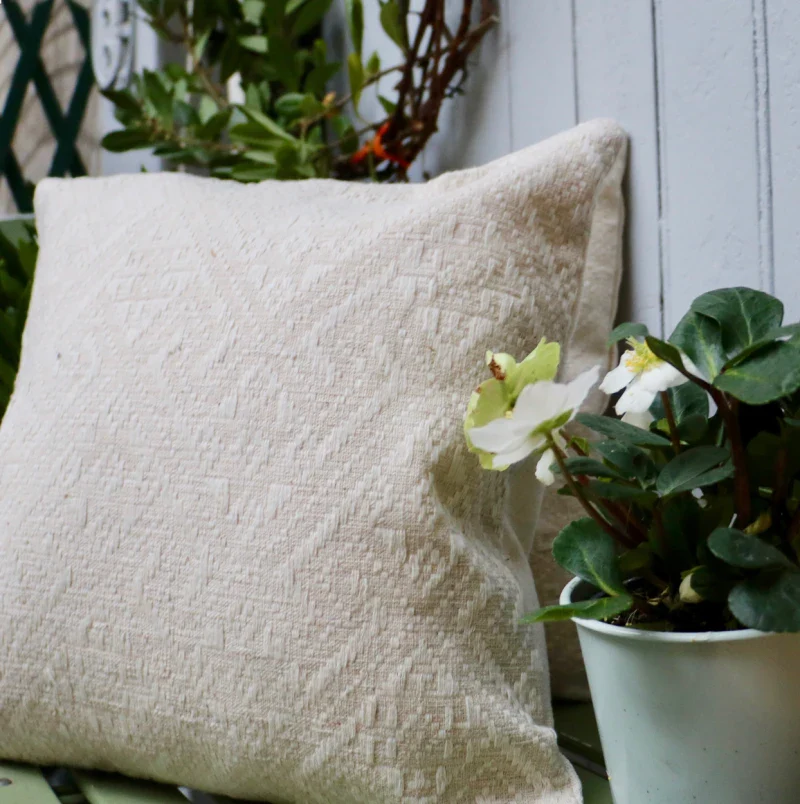 Coussin doux - Dokmai Blanc - Image 6