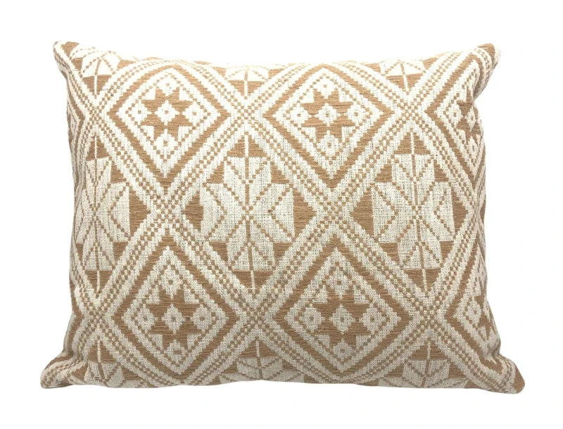 Coussin fait main caramel - Dokmai - Image 6