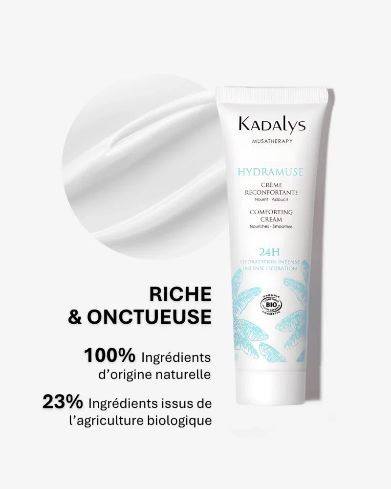 Crème réconfortante Bio à la Banane Jaune 24h Hydramuse 50ml - Image 14