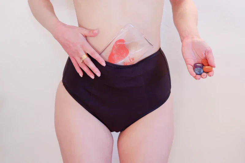 Culotte Menstruelle apaisante avec Pierres de Lithothérapie et Chaufferettes - Image 2