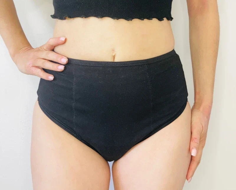 Culotte menstruelle taille haute pour flux léger à abondant - Image 2