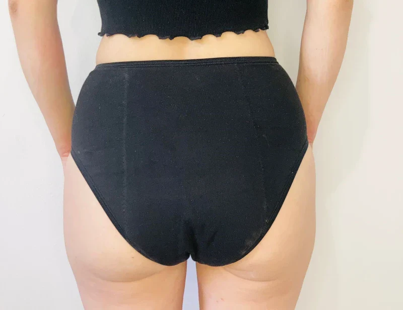 Culotte menstruelle taille haute pour flux léger à abondant - Image 3