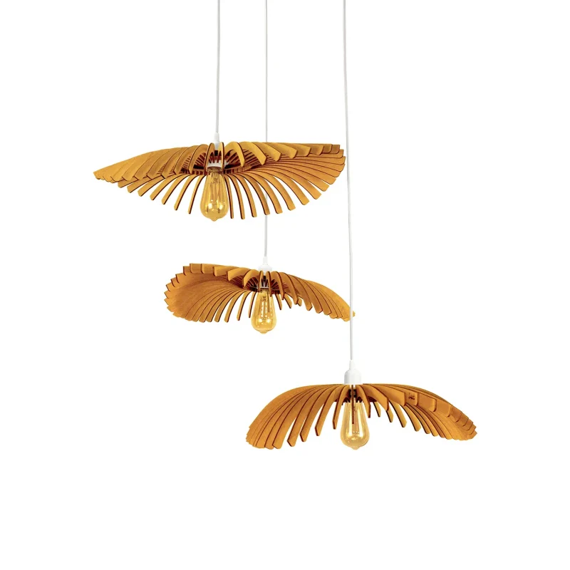 Suspension Cygnes Teinté Chêne - Artisanale et Écologique - Image 7