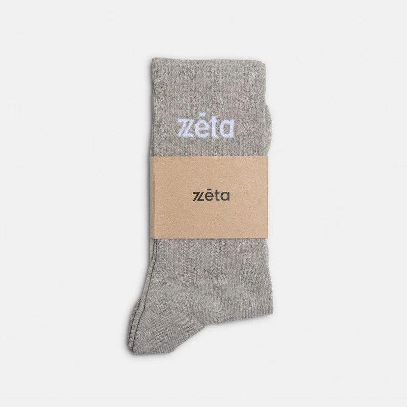 Duo de chaussettes unisexes - Gris/Rose - Image 4
