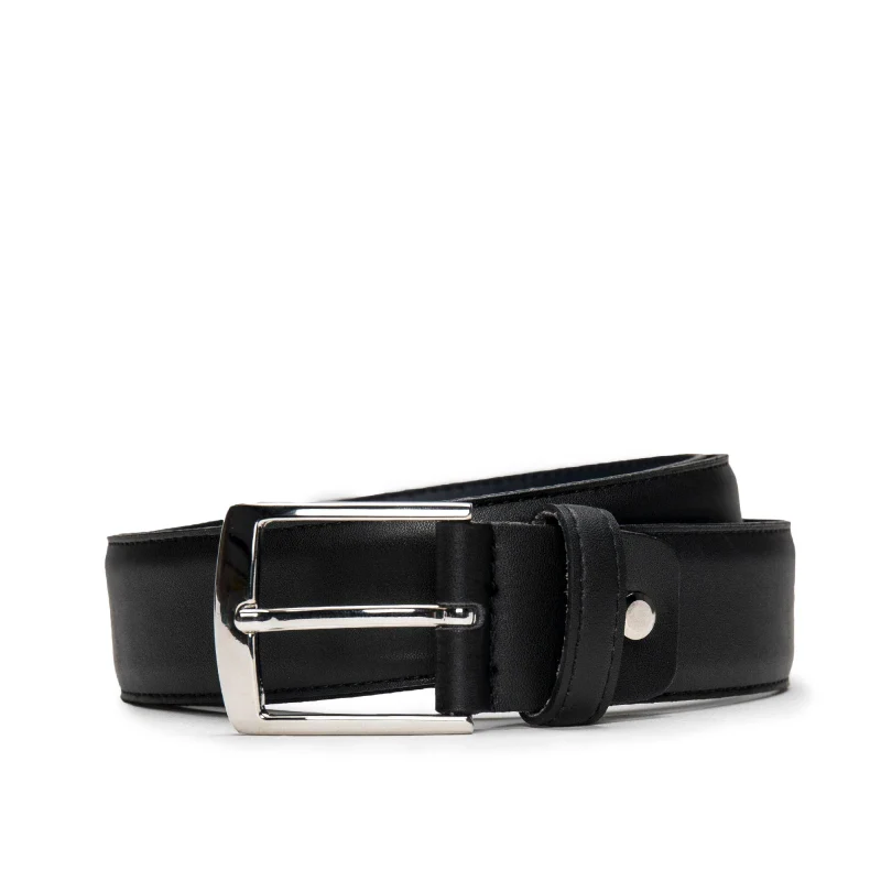 Ensemble chaussure et ceinture noir vegan - Image 3