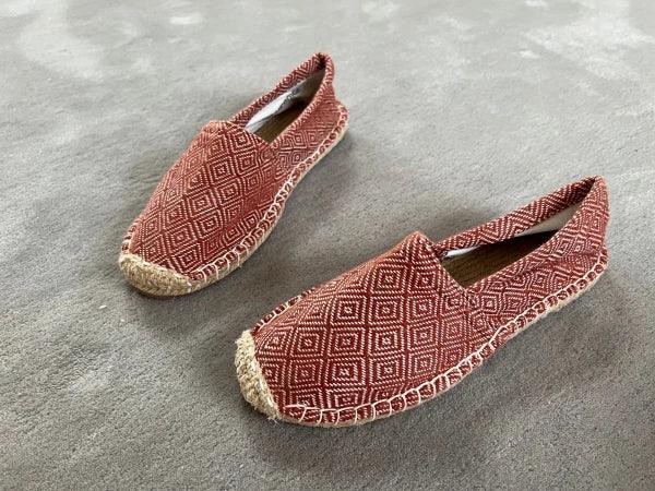 Espadrilles beige ocre en jute tressé - Diamond - Image 10