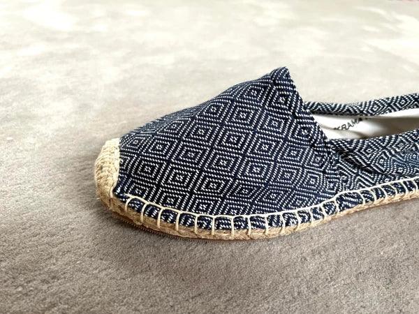 Espadrilles bleu marine en jute tressé - Diamond - Image 2