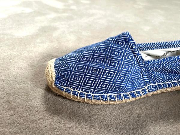 Espadrilles en jute tressé bleu roi - Diamond - Image 5