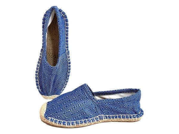 Espadrilles en jute tressé bleu roi - Diamond - Image 6