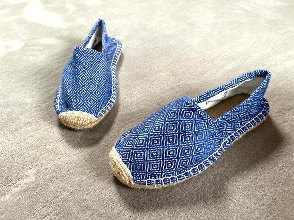 Espadrilles en jute tressé bleu roi - Diamond - Image 7
