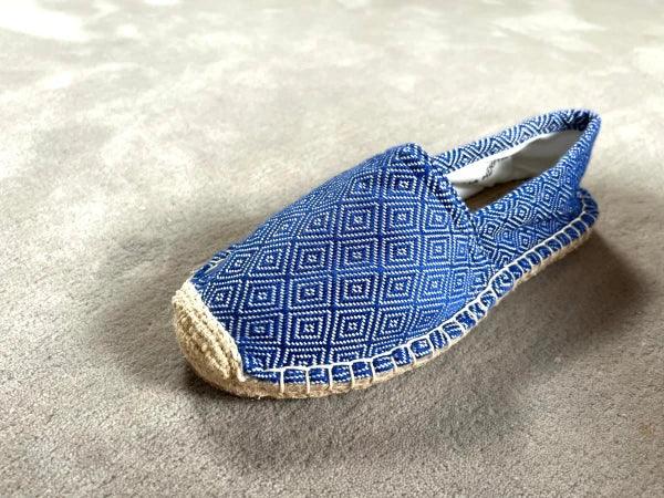 Espadrilles en jute tressé bleu roi - Diamond - Image 9