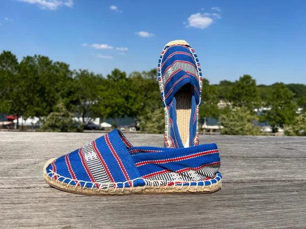 Espadrilles bleu roi en jute tressé - Ratanakiri - Image 2