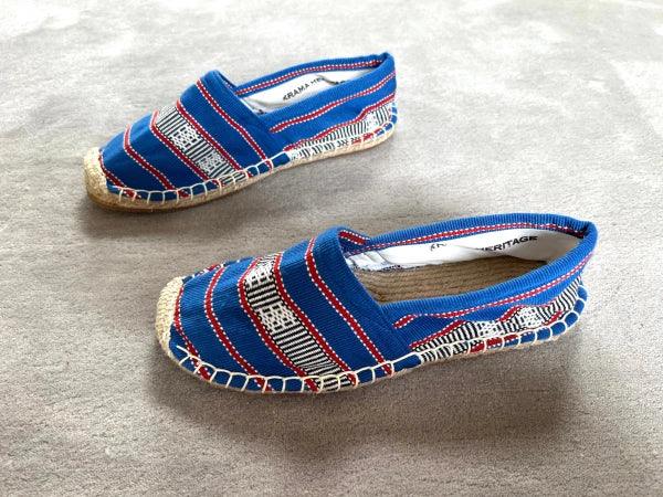 Espadrilles bleu roi en jute tressé - Ratanakiri - Image 4
