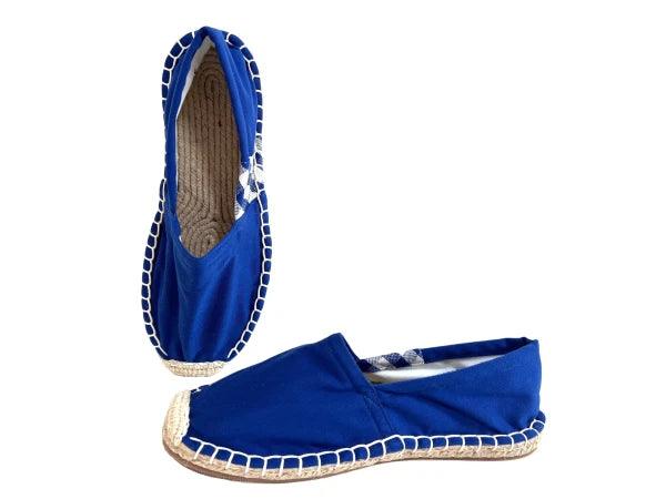 Espadrilles bleues en jute tressé - Krama - Image 6