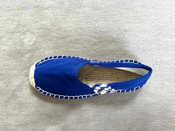 Espadrilles bleues en jute tressé - Krama - Image 9