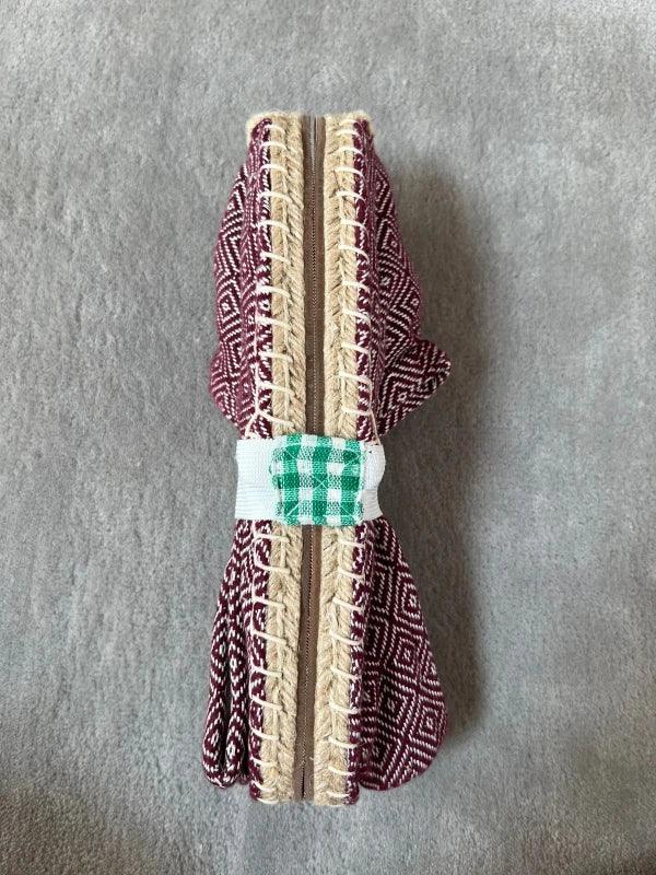 Espadrilles bordeaux en jute tressé - Diamond - Image 8