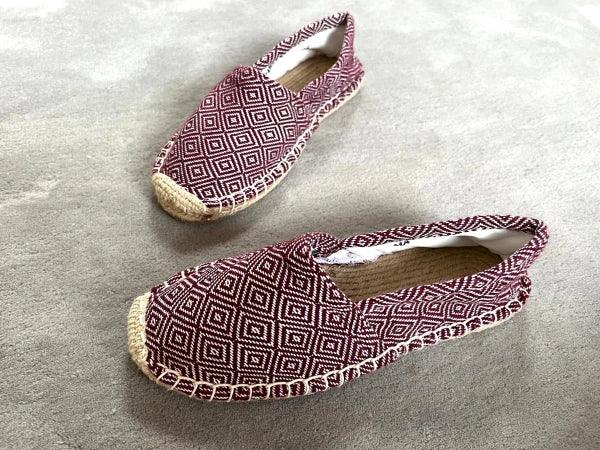 Espadrilles bordeaux en jute tressé - Diamond - Image 9