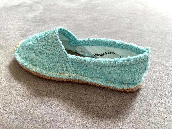 Espadrilles cyan en jute tressé - Naturelles - Image 16